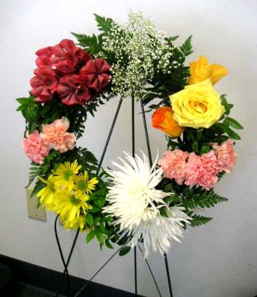 Various types of floral art